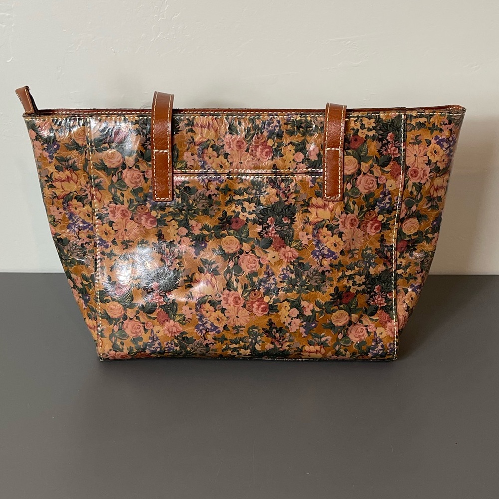 Patricia Nash handbag floral purse tote leather